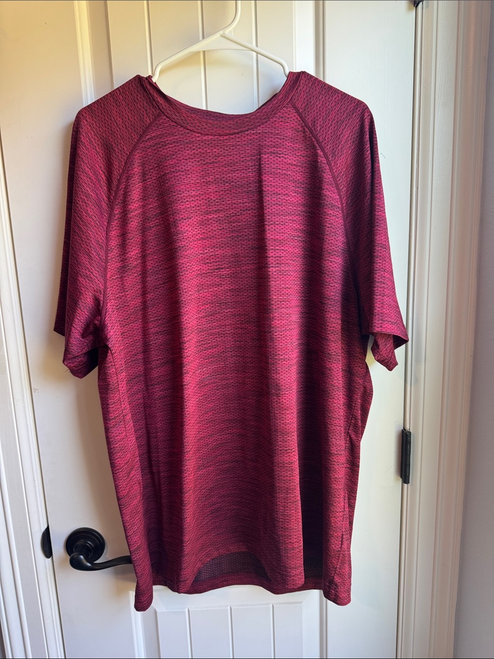 Reebok Men's Short-Sleeve Athletic Tee - Maroon Heather